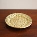 Antique cast brass dish