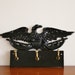 Vintage cast metal and brass eagle wall hook