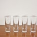 Set of 4 modern style shot glasses