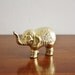 Vintage brass elephant