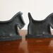 cast iron bookends scotties