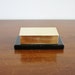 Vintage brass stamp holder