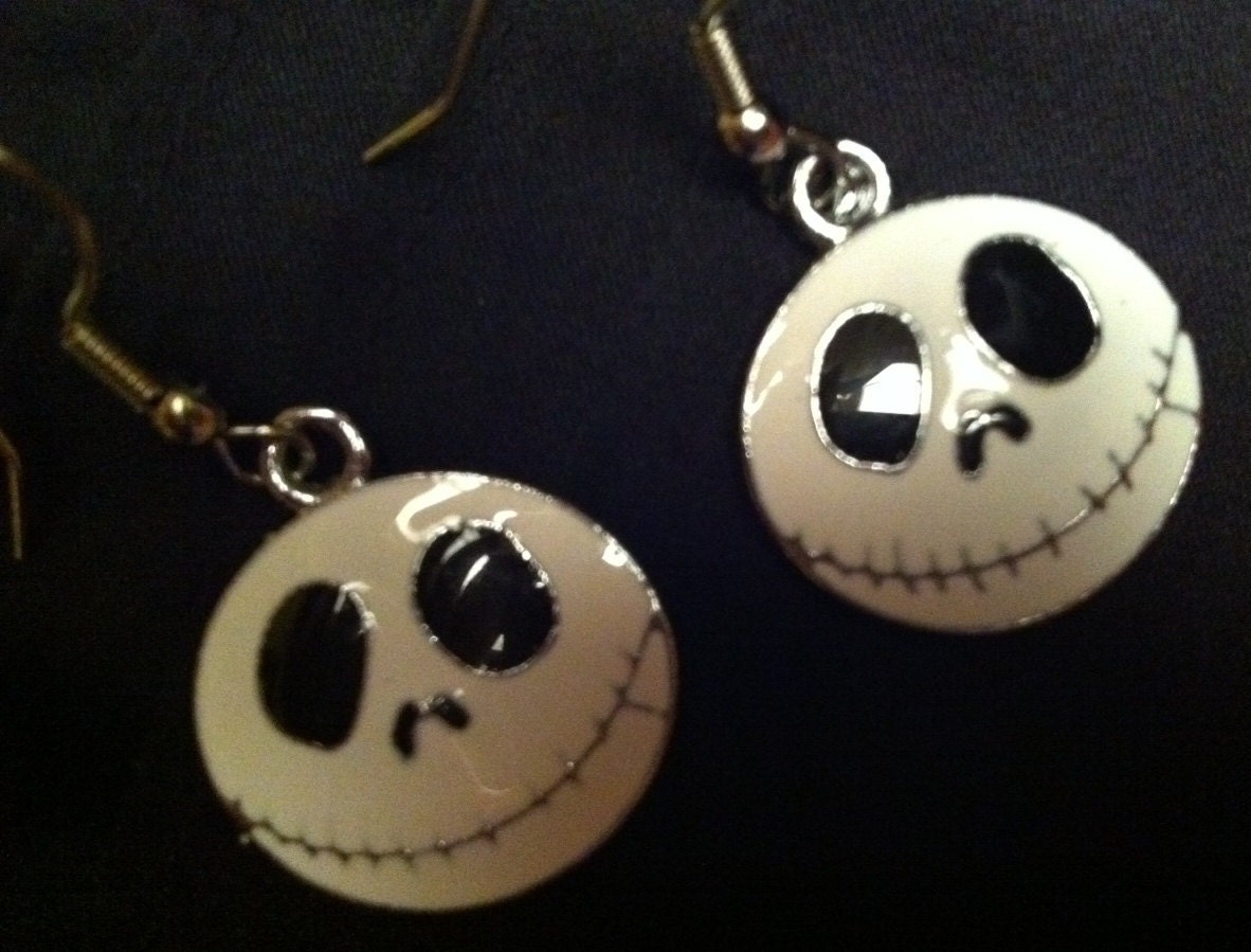 Jack Skellington Earrings The Nightmare by CoutureBeginnings