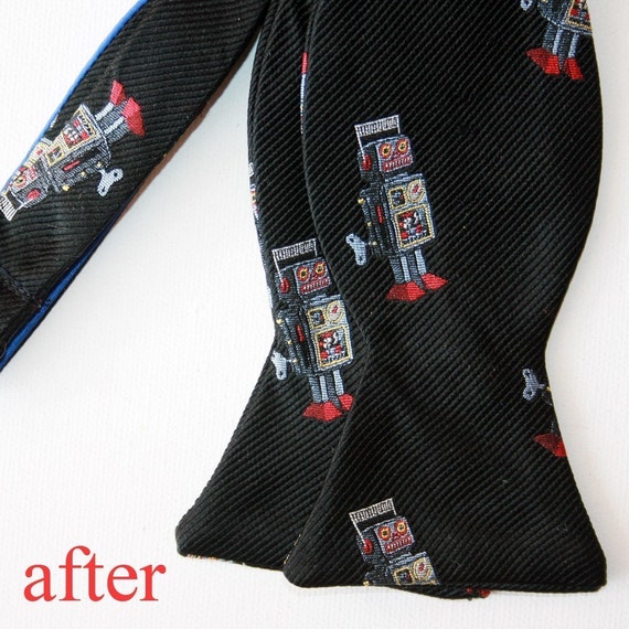 necktie to bow tie conversion