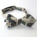 diamond point camouflage freestyle bow tie