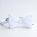 mens white cinco freestyle bow tie