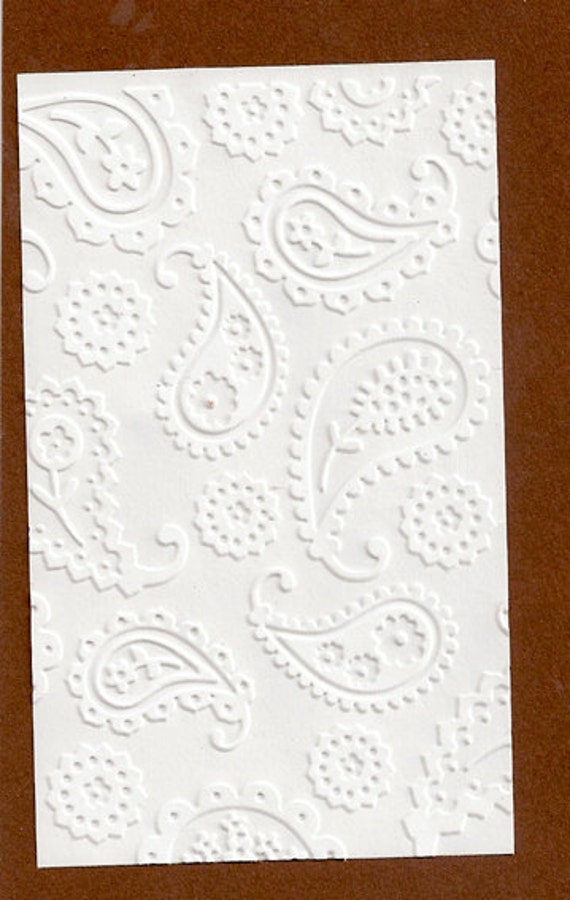 Items similar to Embossed paper on Etsy