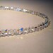 SALE Iridescent Crystal Bridal Swarovski Anklet