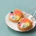Fruit Tart / Pie / Cake Earrings - Tutti Frutti - Fruit Tart Collection - SALE