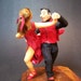 Argentine Tango - a 12 scale dollhouse miniature couple by CWPoppets