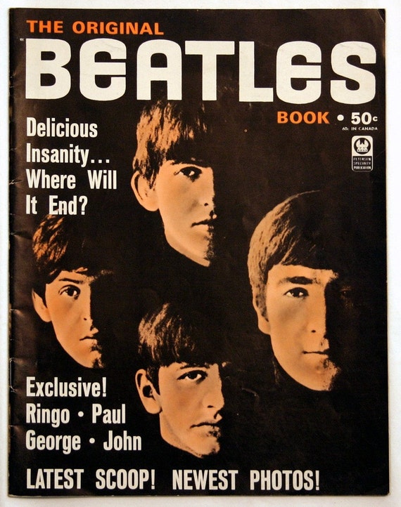 1964 The Original Beatles Book by DaysGoneBye on Etsy