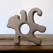 Hanging Monkey GRASP and TEETHER TOY natural wooden toy for infants and toddlers