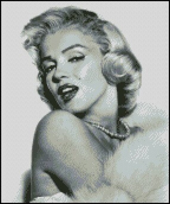 Marilyn Monroe Cross Stitch Pattern No 522