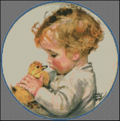 BABIES cross stitch pattern No.264