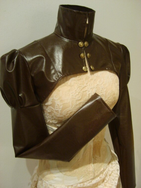 leather shrug