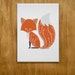 Foxy Fox - 5x7 print