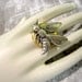 Steampunk Jewelry - Bee Locket Ring