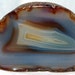 Sliced geode belt buckle