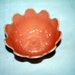 Anchor Hocking Vitrock lotus bowl peach blossom vintage