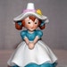 Lefton girl figurine pin cushion