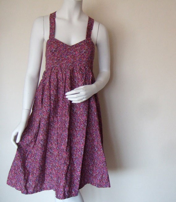 pretty floral print sundress