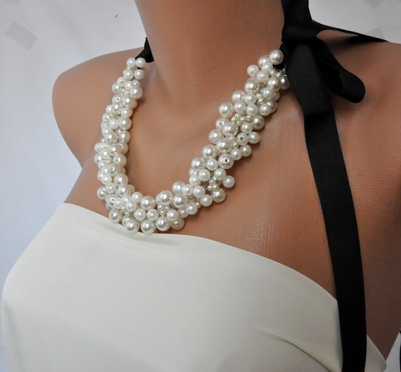 Items Similar To Bridesmaids Pearl Weddings Necklaces On Etsy