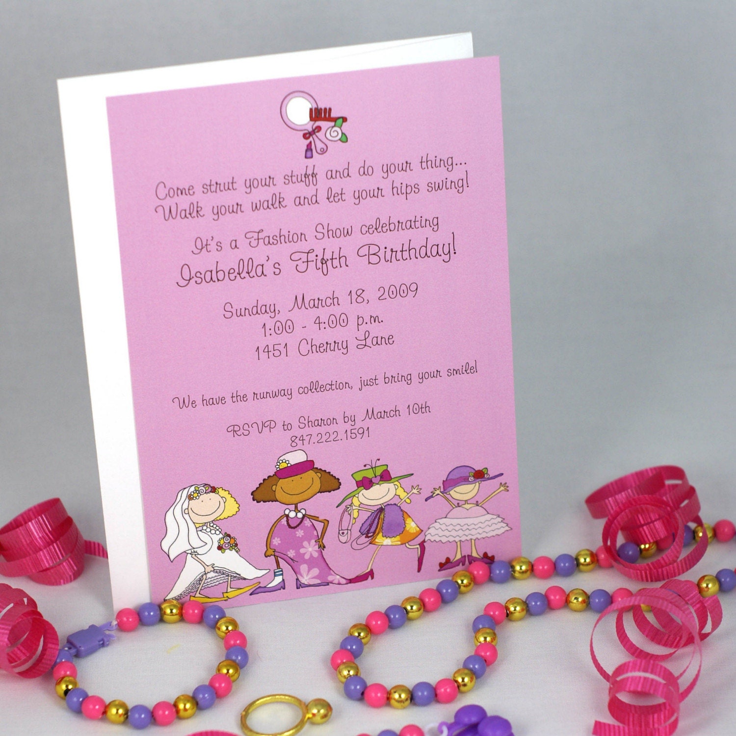 Dress Up Party Invitation Custom Wording 12 Invitations And