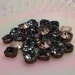 27 Piece Mix of Swarovski Sew ons Swarovski Crystal Rivoli ss47 Sew Ons Swarovski indian sapphire sew ons