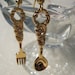Going Out To Dinner Dangle Earrings