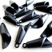 Basketball Wives Earring Spikes, Curly Spikes, 10 pcs