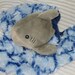 Security Blanket - Great white shark - mini Lovems