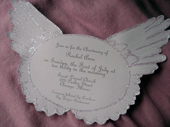 Angel Wing Invitations 4