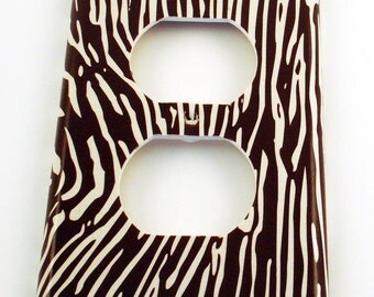 Switchplate Wall Decor Light Switch Cover Outlet Plate in Faux Bois (273O)
