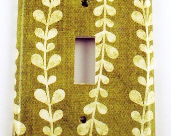Wall Decor Light Switch Cover Switch Plate Light Switchplate in Vines (138S)