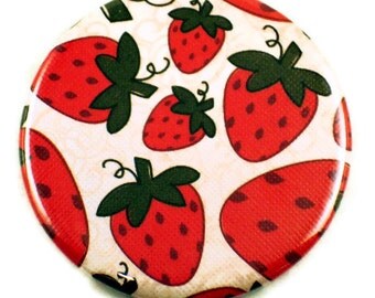 Pocket Mirror Makeup Cosmetic Purse Mirror in Berrylicious (PM18)