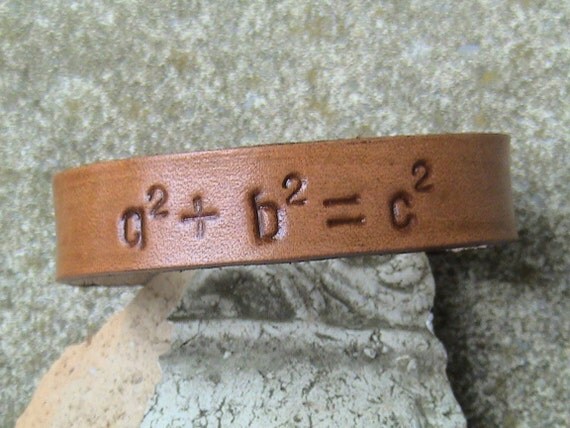 Pythagorean Theorem a2 plus b2 equals c2 5/8 inch wide