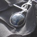 Black Onyx necklace sterling silver chain silver toggle handmade jewelry