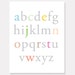 Alphabet Pop Print - 8 x 10