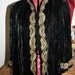 1940s black velvet gold metallic trim sequins bead jacket
