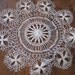 VINTAGE Spider Web Thread Needlework Lace Doily 3