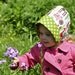 UB2 HANNAH'S ANIMALS a girly girl jungle hat for the nature-lover in your little love by The Urban Baby Bonnet-- size extra large