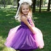 RAPUNZEL dress TUTU style dress from Lover Dovers for toddlers and girls fun for special occasion or birthday party costume