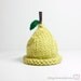 Bartlett Pear Hat, Newborn Photography Prop, Handmade Hat, Baby Boy, Baby Girl