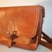 Large Brown Leather Custom Made Messenger Bag