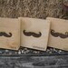 Personalized Engraved Mustache Cigar Box Groomsmen Gifts - Set of 6 - Item 1397