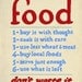 Sale Food Buy It With Thought US Food Administration 11 x 14 Print Red Blue