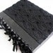 Black Lace - ribbon bound blank notebook