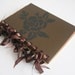 Chocolate & Cream Rose - blank notebook