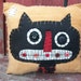 SpOOky Black Cat Pillow