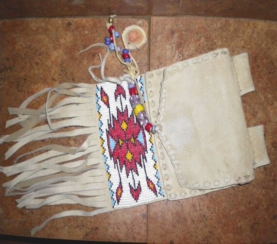 Items similar to Old Native American Plains Tobacco Pouch or Medicine